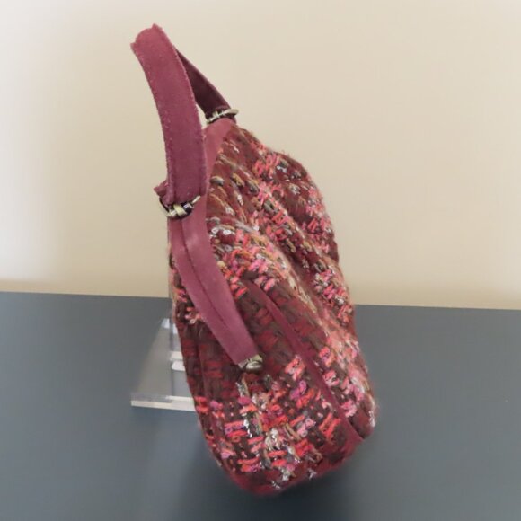 Vera Bradley Kisslock Annie Plaid Tartan Tweed Boucle Purse - Picture 3 of 10